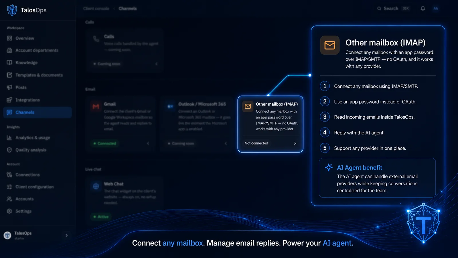 Channels — IMAP