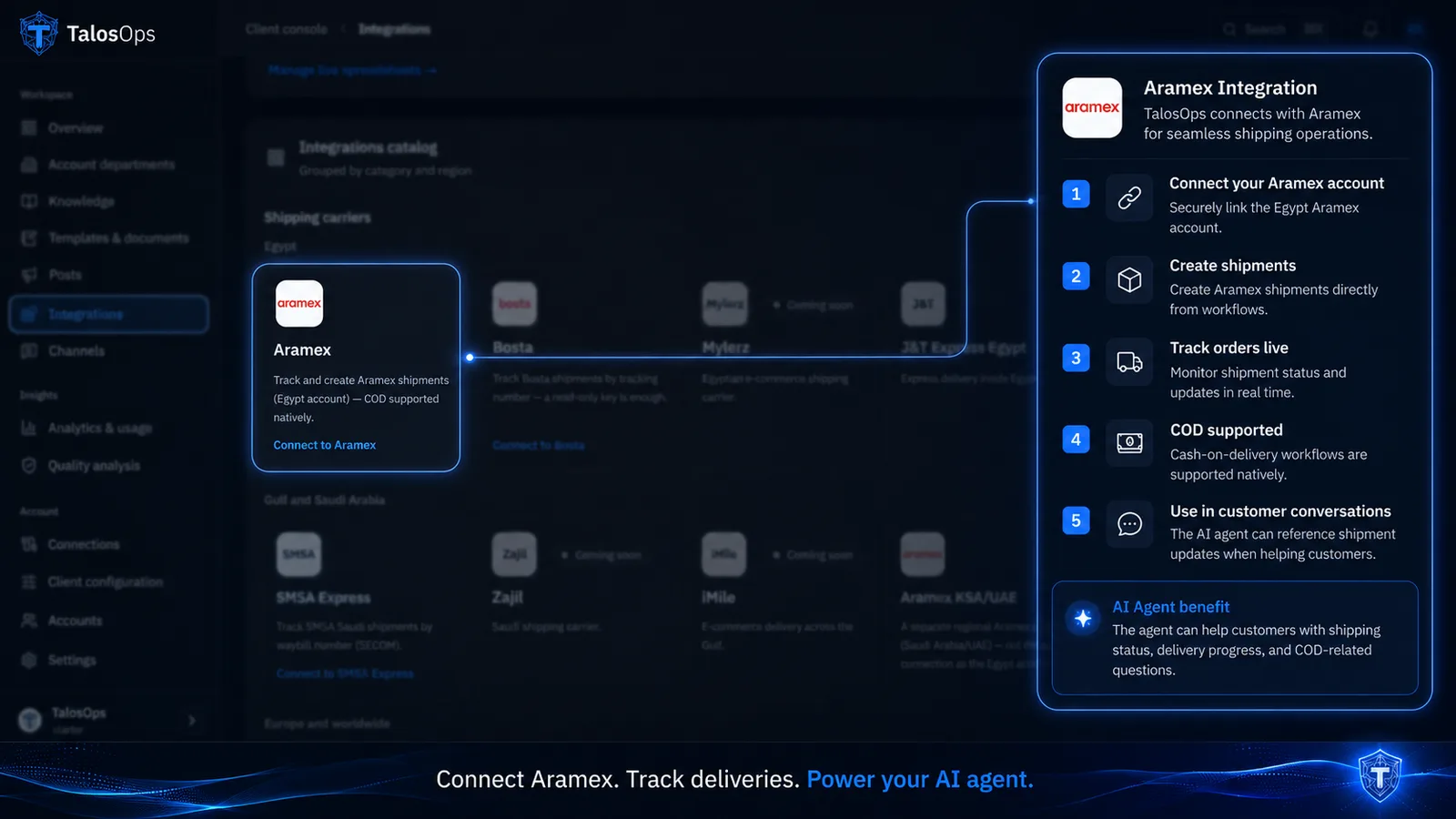 Integrations — Aramex